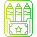 크레용 그리기 아이들 아이콘