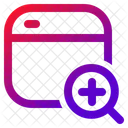 Create New Window Web Page Icon