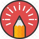 Creative Pencil Light Icon