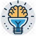 Bulb Mind Creative Icon