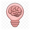 Creative Brain Creative Thinking Brainstorming Icon