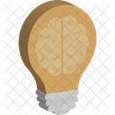 Creative Mind Brain Brainstorming Icon