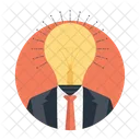 Bulb Mind Creative Icon