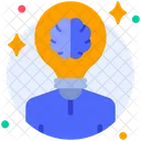 Creative Person Profile Idea Icon