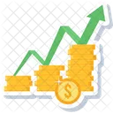 Crecimiento Financiero Ventas Netas Ventas Icono