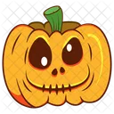 Creepy Pumpkin Scary Pumpkin Creepy Icon