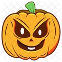 Creepy Pumpkin Scary Pumpkin Creepy Icon