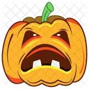 Creepy Pumpkin Scary Pumpkin Creepy Icon