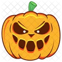 Creepy Pumpkin Scary Pumpkin Creepy Icon