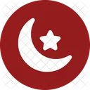 Crescent Moon Night Icon