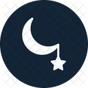 Crescent Moon Night Icon