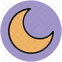 Crescent Moon Satellite Icon