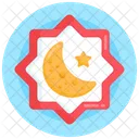 Crescent Badge  Icon