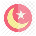 Crescent Moon Star Icon