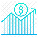 Crescimento Grafico De Investimento Grafico De Investimento Ícone