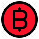 Cripto Bitcoin Logotipo De Bitcoin Icono