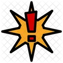 Attack Exclamation Mark Blast Icon