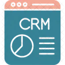 Crm Cliente Gestion Icono