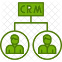 Crm Administracion Negocios Icono