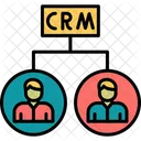 Crm Administracion Negocios Icono