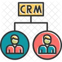 Crm Administracion Negocios Icono