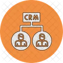 Crm Administracion Negocios Icono