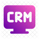 Crm Software Pantalla Icono