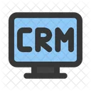 Crm Software Pantalla Icono