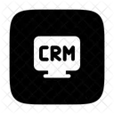 Crm Software Pantalla Icono