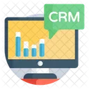 Crm Gestion De Relaciones Con Los Clientes Atencion Al Cliente Icono