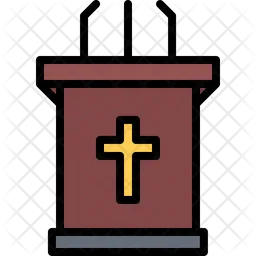 Cross Stand  Icon