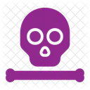 Crossbone Skull Bone Icon