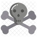 Crossbone Skull Danger Icon