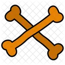 Crossbones Danger Symbol Halloween Bones Icon