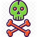 Crossbones Danger Deadly Icon