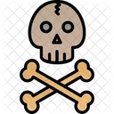 Crossbones Danger Deadly Icon