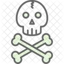 Crossbones Danger Deadly Icon