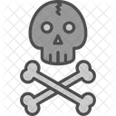 Crossbones Danger Deadly Icon