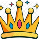 Crown King Queen Icon