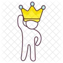 Royal Crown Emperor Crown Headgear Icon