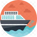 Transportation Sea Route Icon