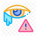 Crying Eye Exclamation Icône