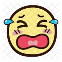 Crying Face  Icon