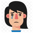 Crying girl  Icon