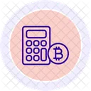 Crypto Investment Fund Line Icon Icon