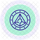 Crypto Payment Gateway Line Icon Icon