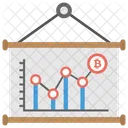 Cryptocurrencies Going Up Icon