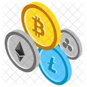 Cryptocurrency Alternative Currencies Digital Currencies Icon