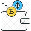 Cryptocurrency Wallet Bitcoin Ethereum アイコン