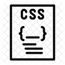 Css File Format Icon